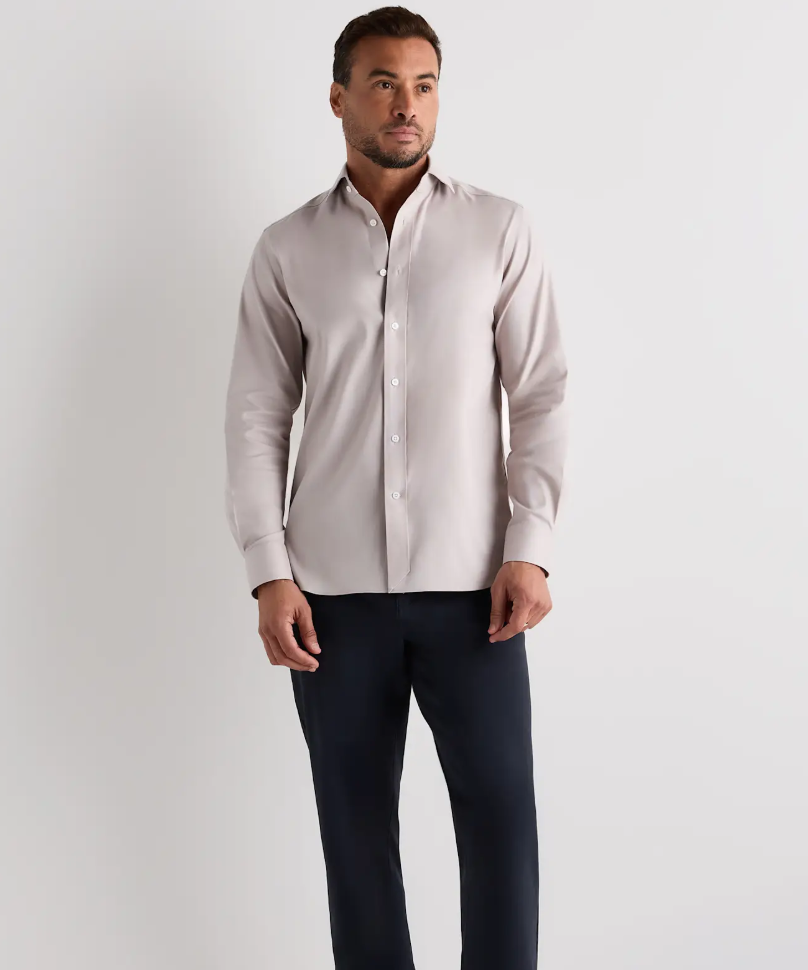 Organic Cotton Oxford Non-Iron Dress Shirtprofessional capsule wardrobe for work